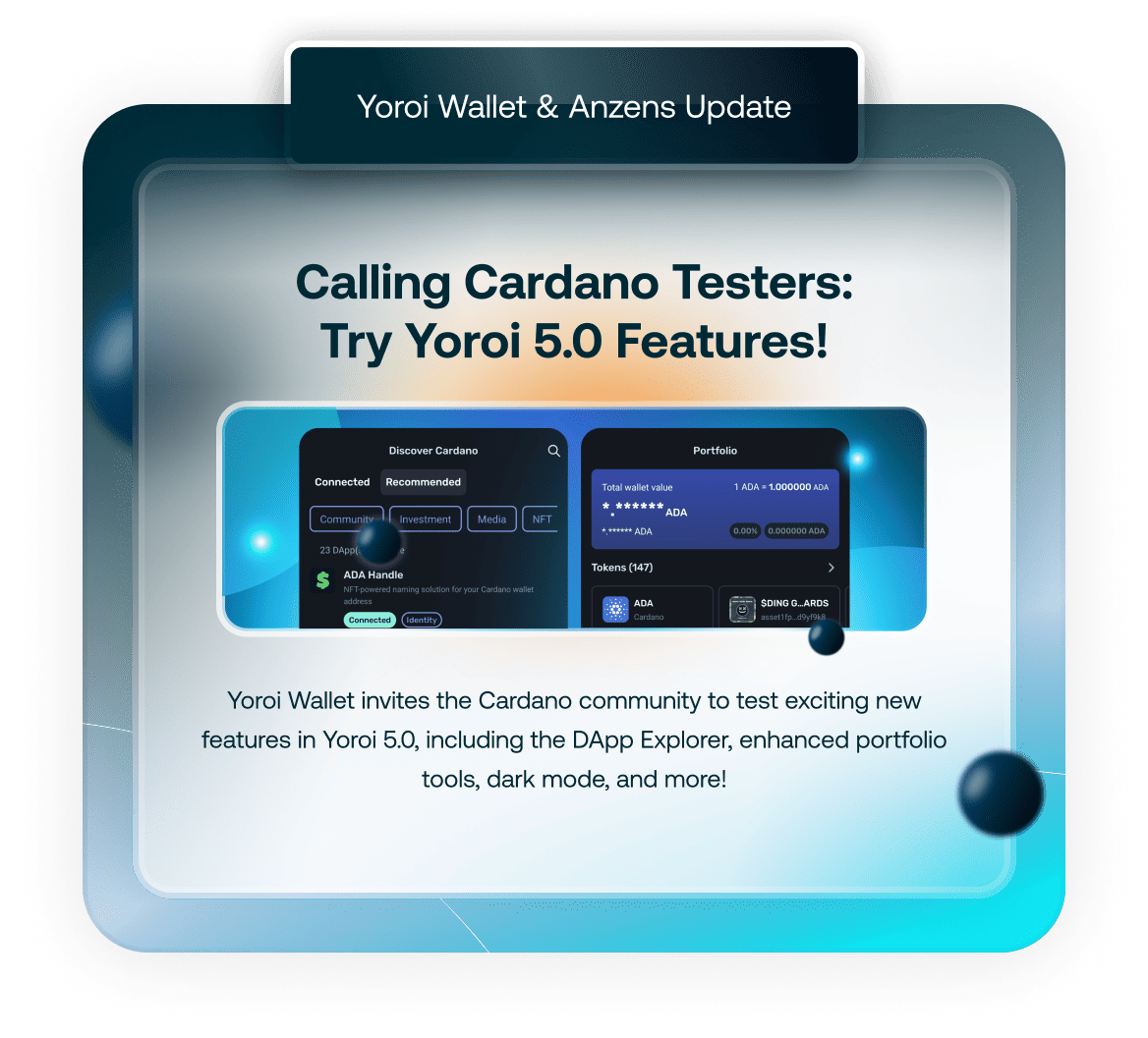 Blog 5 Calling Cardano Testers